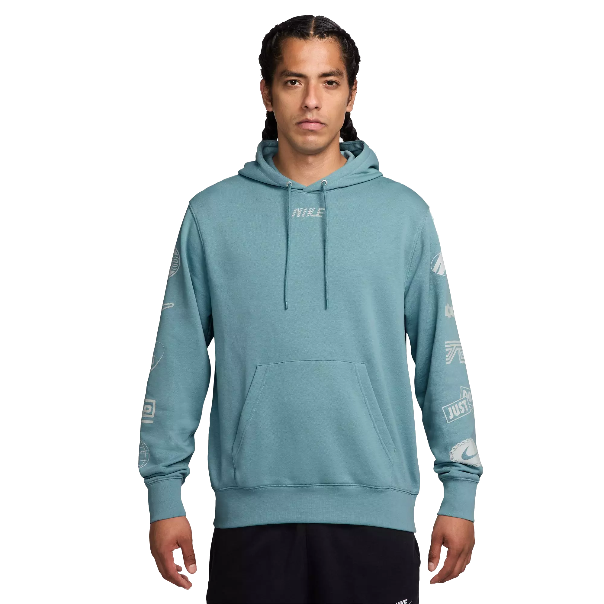 【Nike】 Club French Terry Pullover Hoodie White Men's Nike Club Fleece Oversized French Terry Pullover